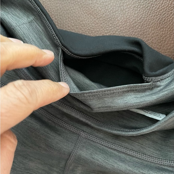 NIKE LEGGINGS Gray/Black -Woman Medium - Picture 5 of 16